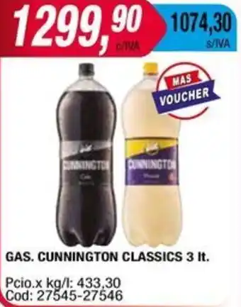 Maxiconsumo GAS. CUNNINGTON CLASSICS 3It oferta