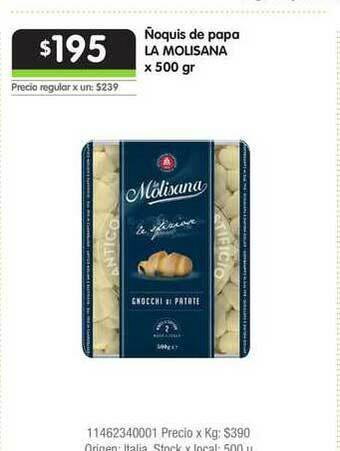 Jumbo ñoquis De Papa La Molisana x 500gr oferta