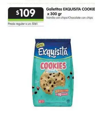 Jumbo Galletitas Exquisita Cookie x 300gr oferta