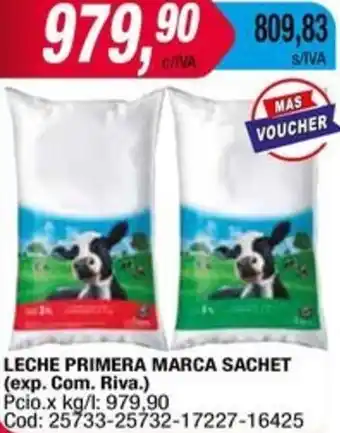 Maxiconsumo LECHE PRIMERA MARCA SACHET oferta