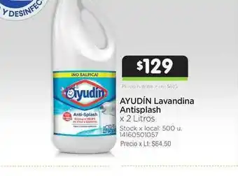 Jumbo Ayudín Lavandina Antisplash oferta