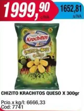Maxiconsumo CHIZITO KRACHITOS QUESO x 300gr oferta