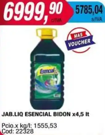 Maxiconsumo JAB.LIQ ESENCIAL BIDON x 4,5It oferta