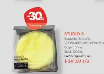 Farmacity Studio 9 Esponja De Baño oferta
