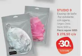 Farmacity Studio 9 Esponja De Baño Flor Exfoliante Con Agarre oferta