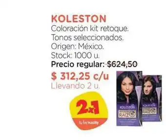 Farmacity Koleston Coloración Kit Retoque oferta