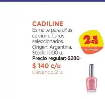 Farmacity Cadiline Esmalte Para Uñas Calcium oferta