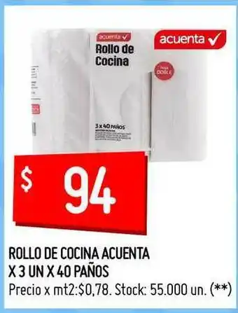 Changomas Rollo De Cocina Acuenta oferta
