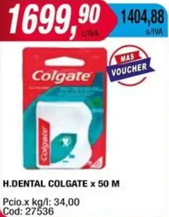 Maxiconsumo H.DENTAL COLGATE x 50M oferta