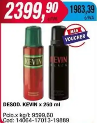 Maxiconsumo DESOD. KEVIN x 250ml oferta