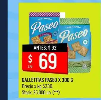 Changomas Galletitas Paseo x 300g oferta