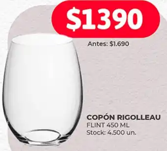 Supermercados Tadicor COPÓN RIGOLLEAU FLINT 450ML oferta