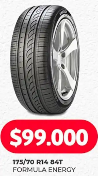 Supermercados Tadicor 175/70 R14 84T FORMULA ENERGY oferta