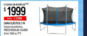 Changomas Cama Elástica 3 M oferta
