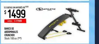 Changomas Banco De Abdominales Cruncher Athletic oferta