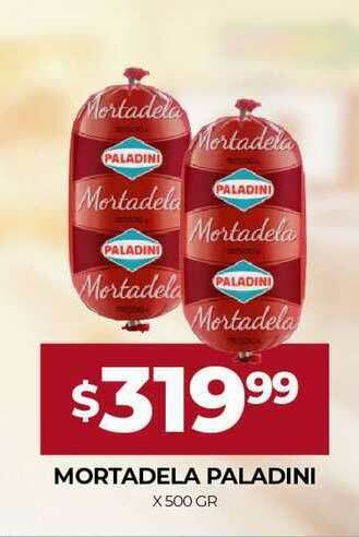 Supermercados Tadicor Mortadela Paladini 500g oferta