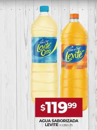 Supermercados Tadicor Agua Saborizada Levite x 2.250lts oferta