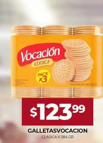 Supermercados Tadicor Galletas Vocacion Clasica x 384gr oferta