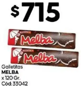 Diarco Galletitas MELBA x 120gr oferta