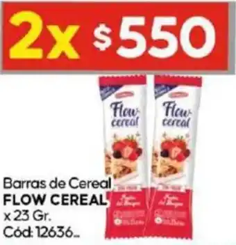 Diarco Barras de Cereal FLOW CEREAL 2 x 23gr oferta