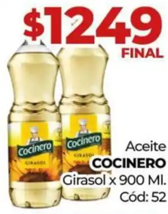 Diarco Aceite COCINERO Girasol x 900ml oferta