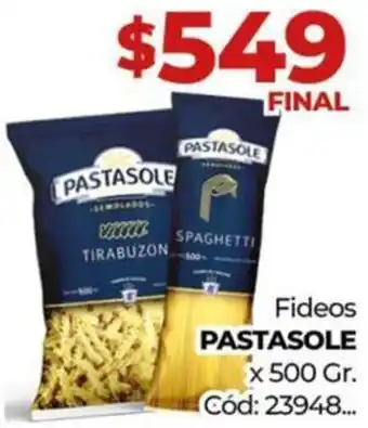 Diarco Fideos PASTASOLE x 500gr oferta