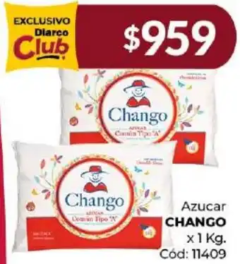 Diarco Azucar CHANGO x 1kg oferta