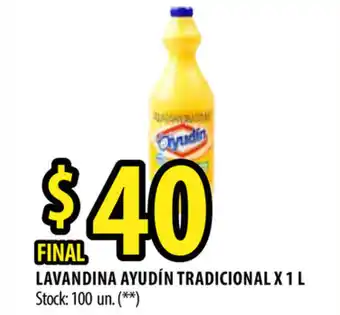 Punto Mayorista Ayudín Tradicional Lavandina x 1L oferta