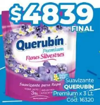 Diarco Suavizante QUERUBÍN Premium x 3lt oferta