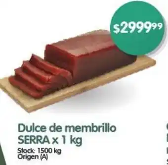 Supermercados Buenos Días Dulce de membrillo SERRA x 1kg oferta