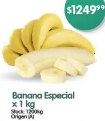 Supermercados Buenos Días Banana Especial x 1kg oferta