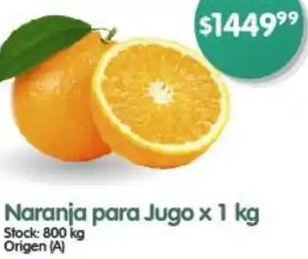 Supermercados Buenos Días Naranja para Jugo x 1kg oferta