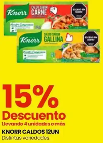 Punto Mayorista KNORR CALDOS 12UN oferta