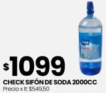 Punto Mayorista CHECK SIFÓN DE SODA 2000CC oferta