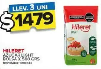 Carrefour Maxi HILERET AZUCAR LIGHT BOLSA X 500GR oferta