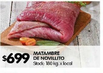 Disco Matambre de novillito oferta