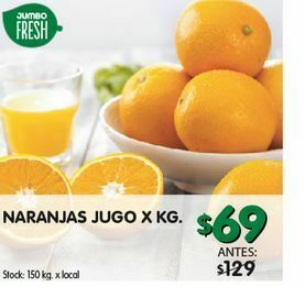 Jumbo Naranjas para jugo oferta