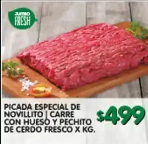 Jumbo Carne picada especial de novillito oferta