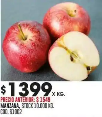 Coto MANZANA X KG oferta