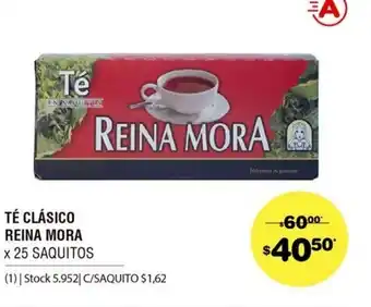 Atomo Conviene Reina Mora Té Clásico x 25 saquitos oferta