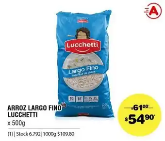 Atomo Conviene Luchhetti Arroz Largo Fino x 500g oferta