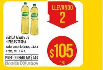Supermercados Vea Bebida A Base De Hierbas Terma 1,35lts oferta