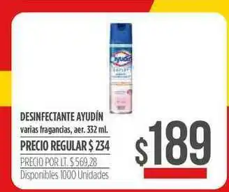 Supermercados Vea Desinfectante Ayudín 332ml oferta
