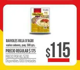 Supermercados Vea Ravioles Villa D'agri 500grs oferta