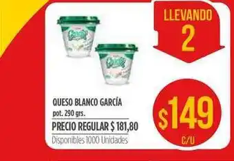Supermercados Vea Queso Blanco García 290grs oferta