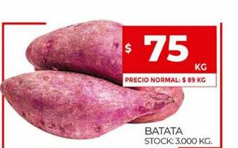 Supermercados DIA Batata oferta