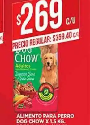 Supermercados DIA Alimento Para Perro Dog Chow x 1.5kg oferta