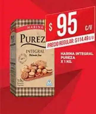Supermercados DIA Harina Integral Pureza x 1 kg oferta