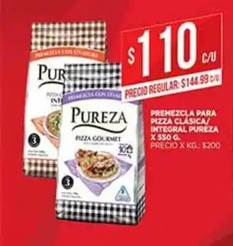 Supermercados DIA Premezcla Para Pizza Clásica Integral Pureza x550g oferta