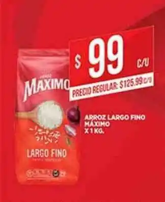 Supermercados DIA Arroz Largo Fino Máximo x 1kg oferta